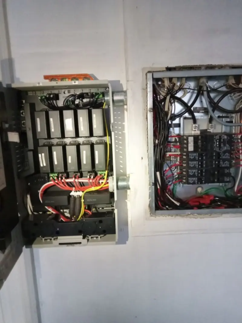 Electrical panel upgrade completed for Security Camera Wiring in Montoursville